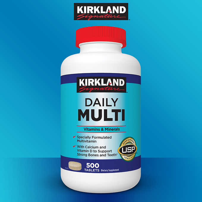 Kirkland Signature Daily Multi, 500 Tablets HXͯq ]500ɡ^